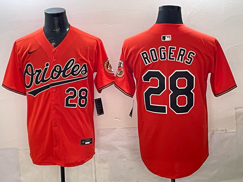Men Baltimore Orioles #28 Rogers orange Game 2026 Nike MLB Jersey2026001->baltimore orioles->MLB Jersey
